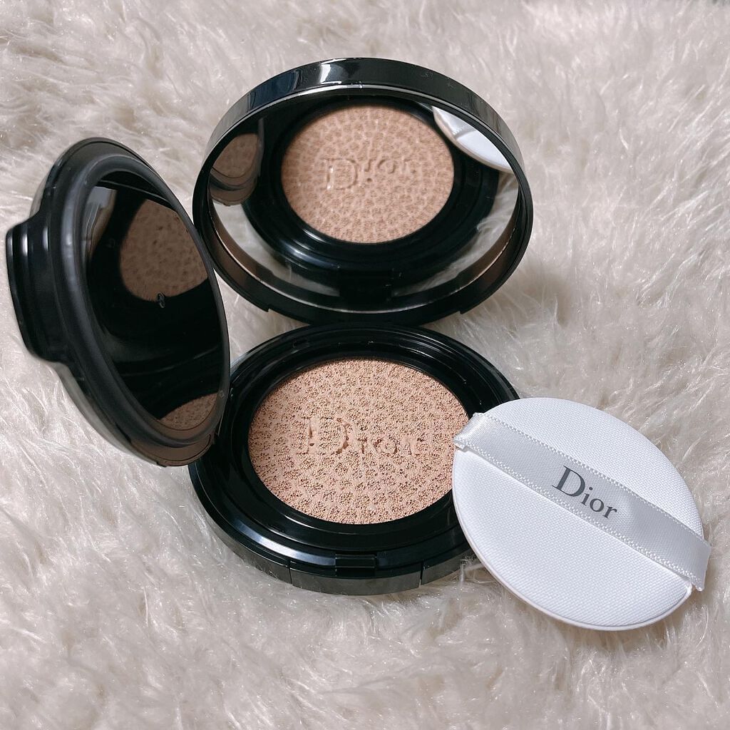 ディオールスキン フォーエヴァー グロウ クッション 1N ニュートラル<ニュー ルック エディション> (数量限定品)（生産終了）/Dior/クッションファンデーションを使ったクチコミ（2枚目）