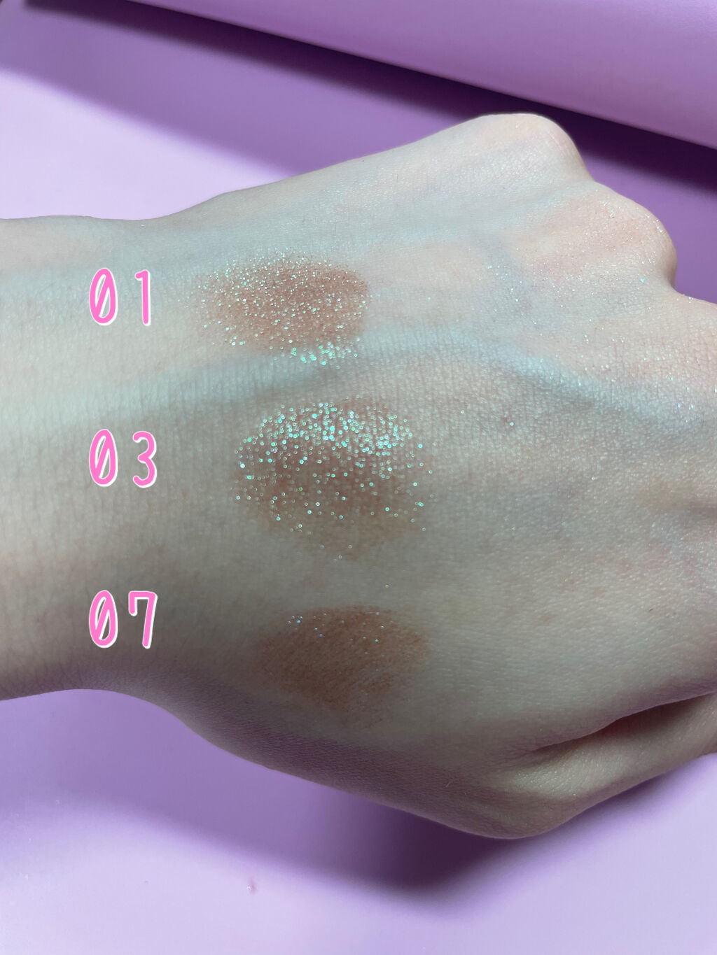 UR GLAM オーロラアイシャドウ 01/U R GLAM/単色アイシャドウを使ったクチコミ（3枚目）