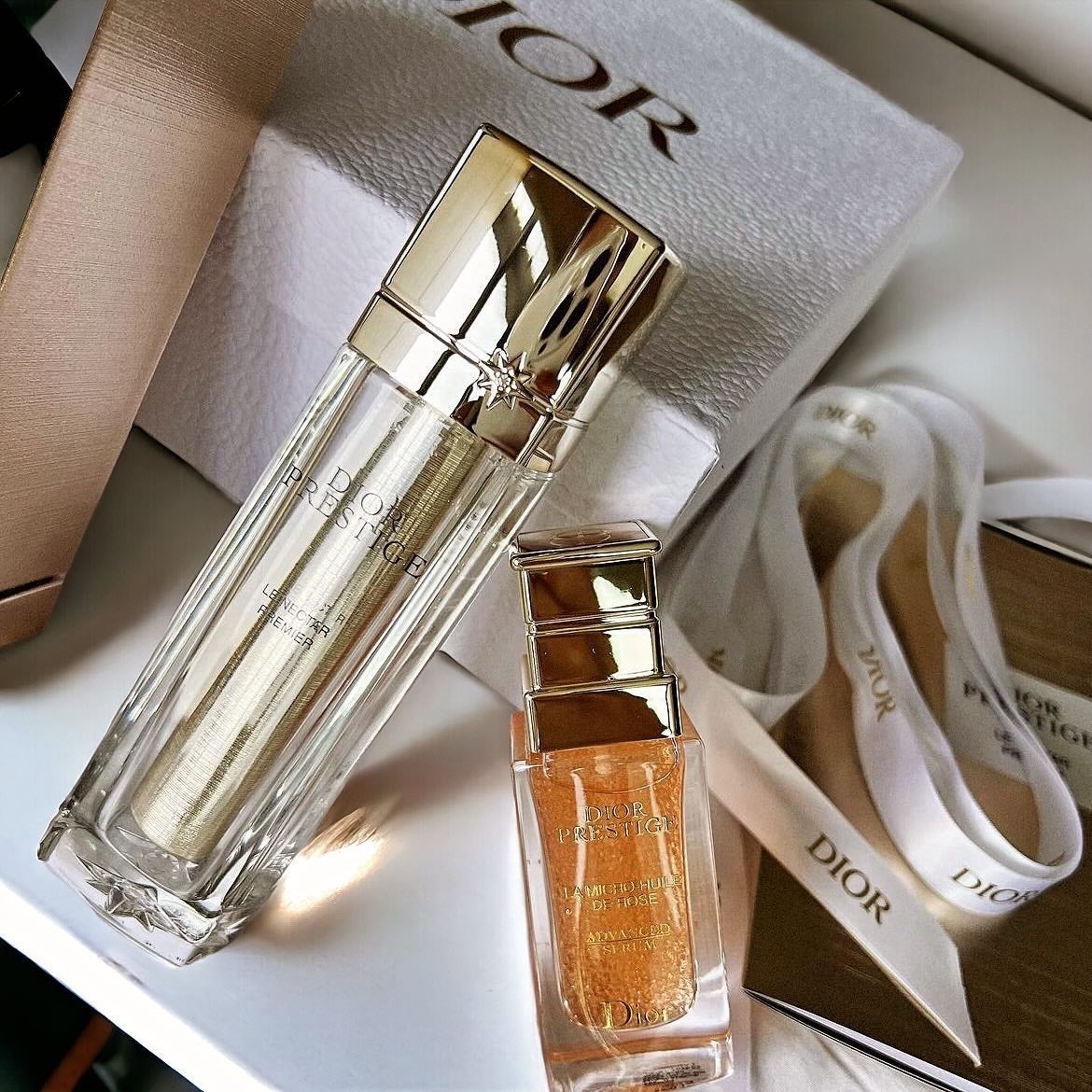 プレステージ マイクロ ユイル ド ローズ セラム/Dior/美容液を使ったクチコミ(3枚目)