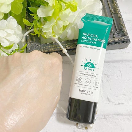 TRUECICA アクアカーミング日焼け止め/SOME BY MI/日焼け止めクリームを使ったクチコミ(3枚目)