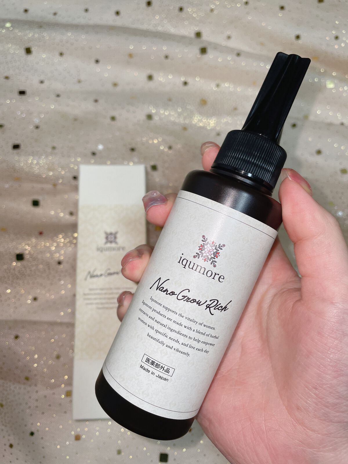 ナノグロウリッチ/iqumore/頭皮ローションを使ったクチコミ（2枚目）