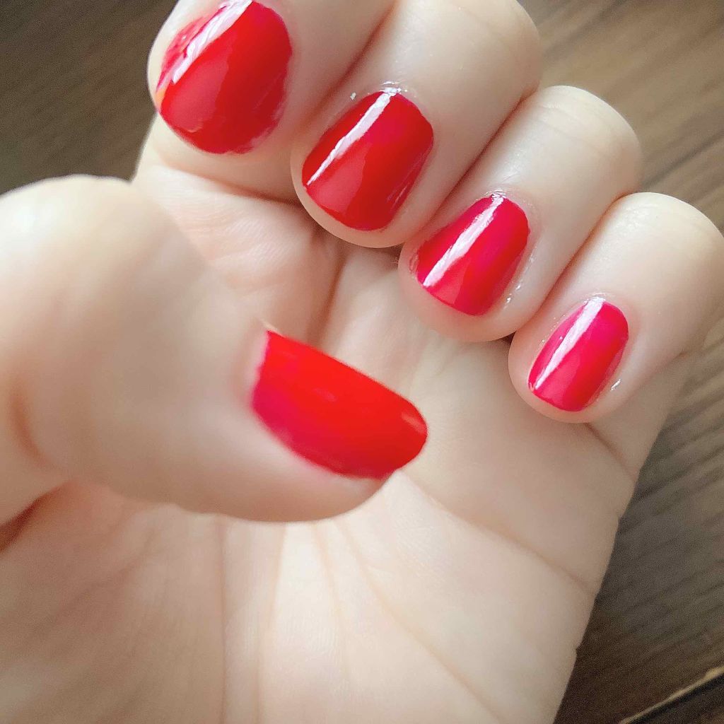 爪強化ベースコート/DAISO/ネイルベースコートを使ったクチコミ（2枚目）