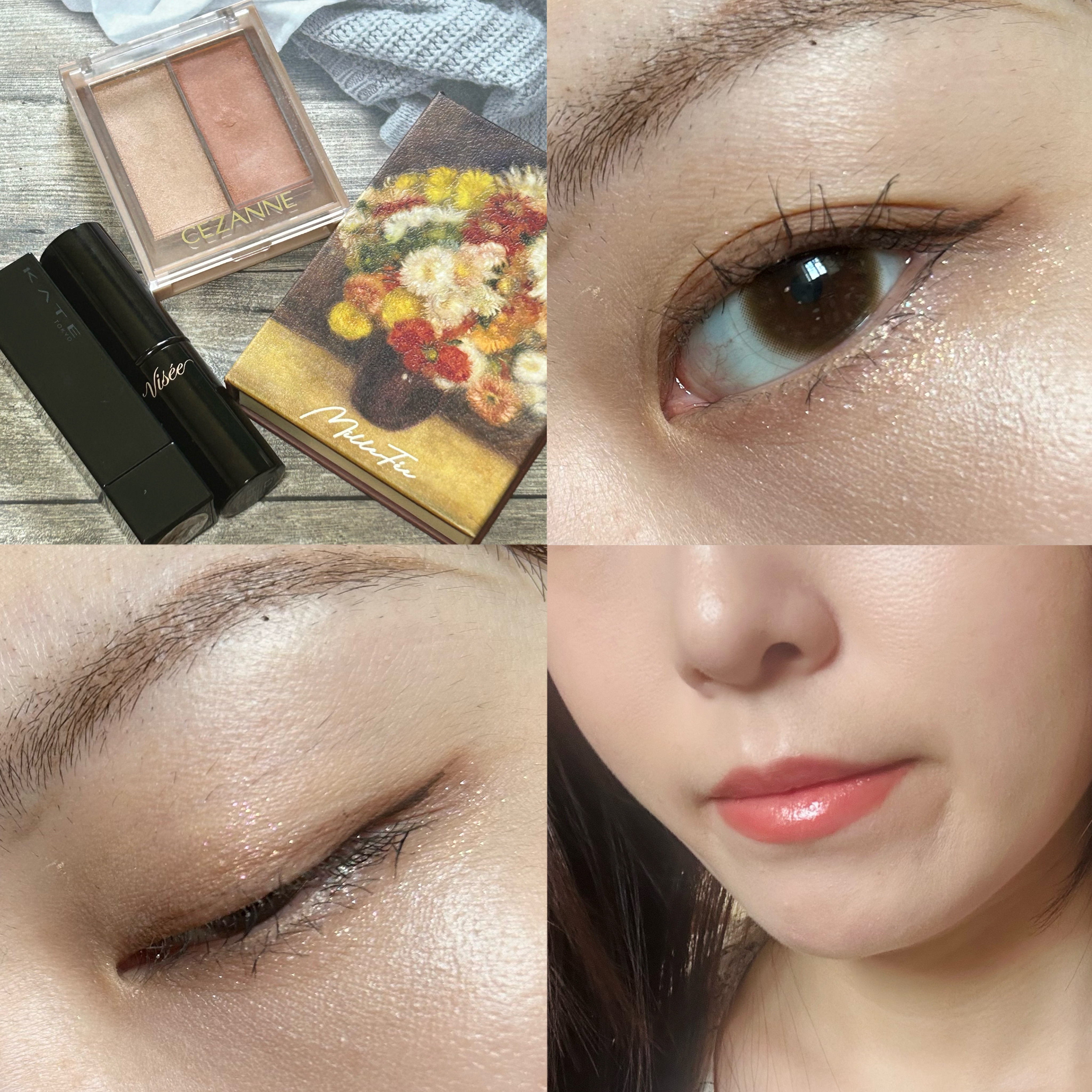 絵画アイシャドウパレット/MilleFée/アイシャドウパレットを使ったクチコミ（1枚目）