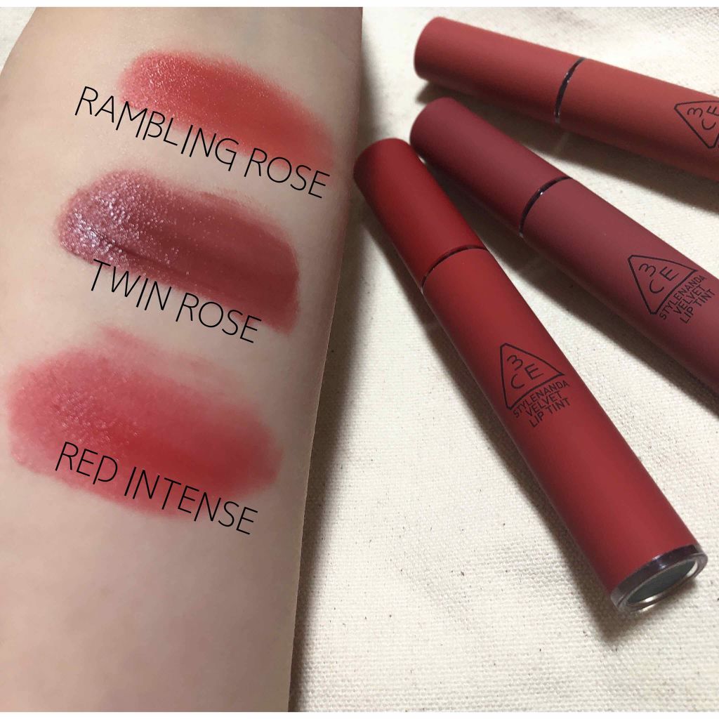 3CE ベルベット リップティント/3CE/リップティントを使ったクチコミ（3枚目）