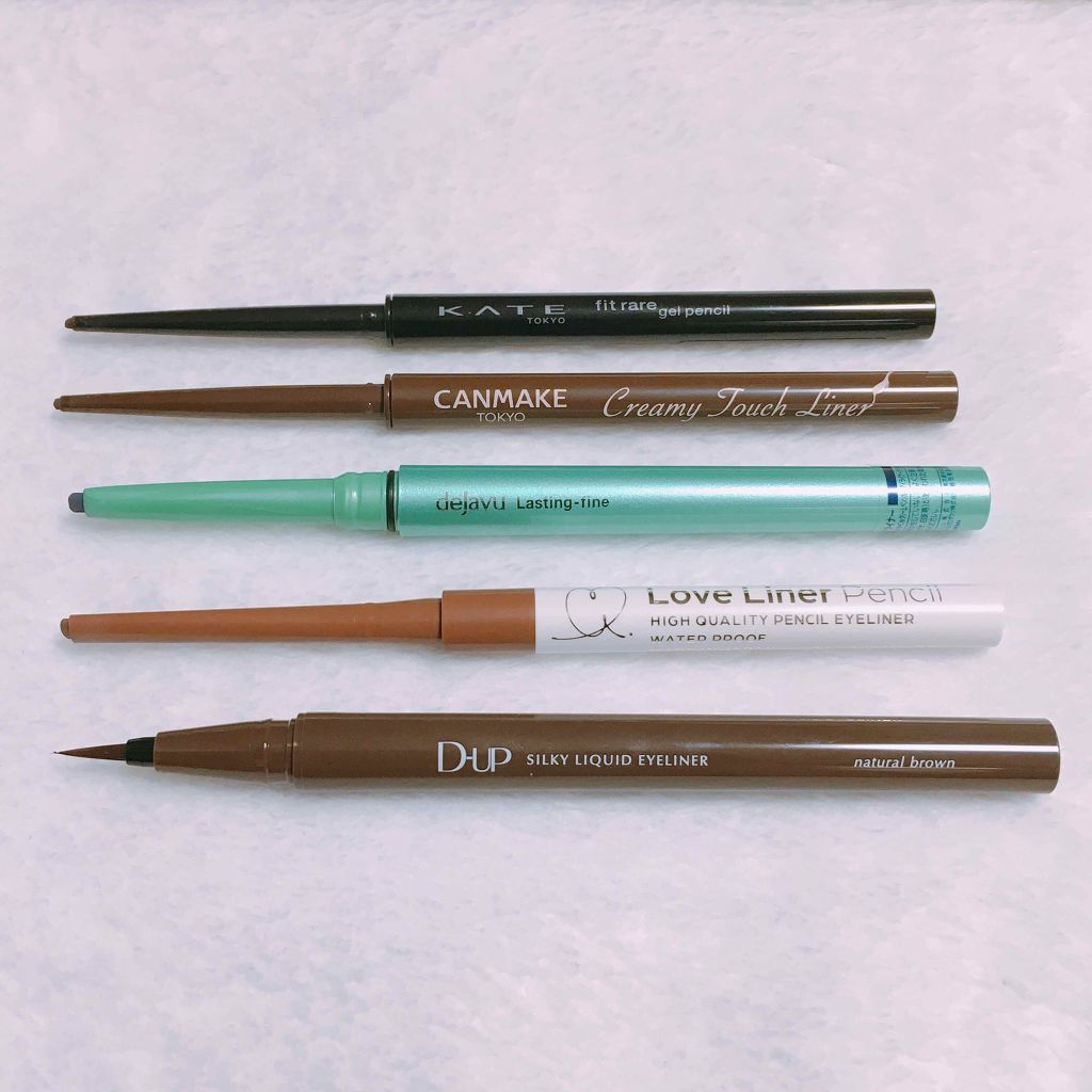 レアフィットジェルペンシル/KATE/ジェルアイライナーを使ったクチコミ（1枚目）