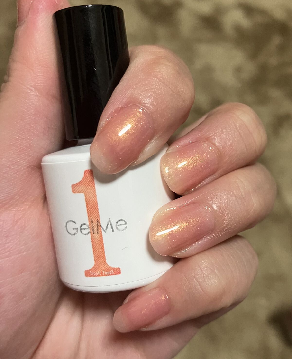 ジェルネイル GM126 トロピックピーチ/ジェルミーワン/ジェルネイルを使ったクチコミ（1枚目）