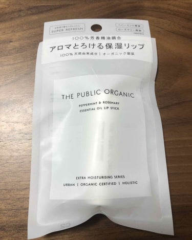 オーガニック認証 精油リップスティック スーパーリフレッシュ クリア/THE PUBLIC ORGANIC/リップケア・リップクリームを使ったクチコミ（1枚目）