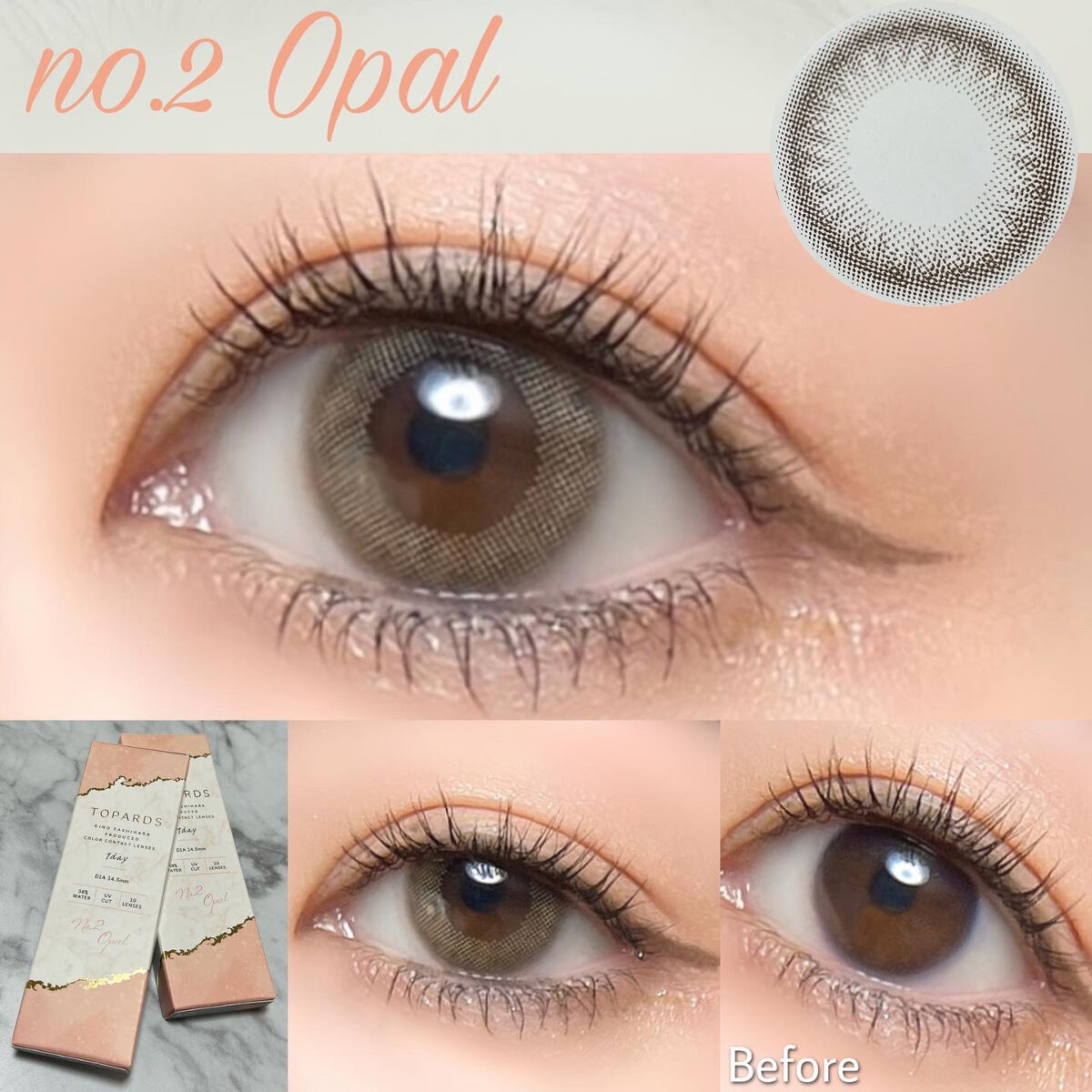 TOPARDS 1day/TOPARDS/ワンデー（１DAY）カラコンを使ったクチコミ（3枚目）