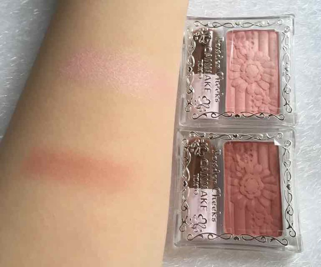 【旧品】パウダーチークス/キャンメイク/パウダーチークを使ったクチコミ（2枚目）