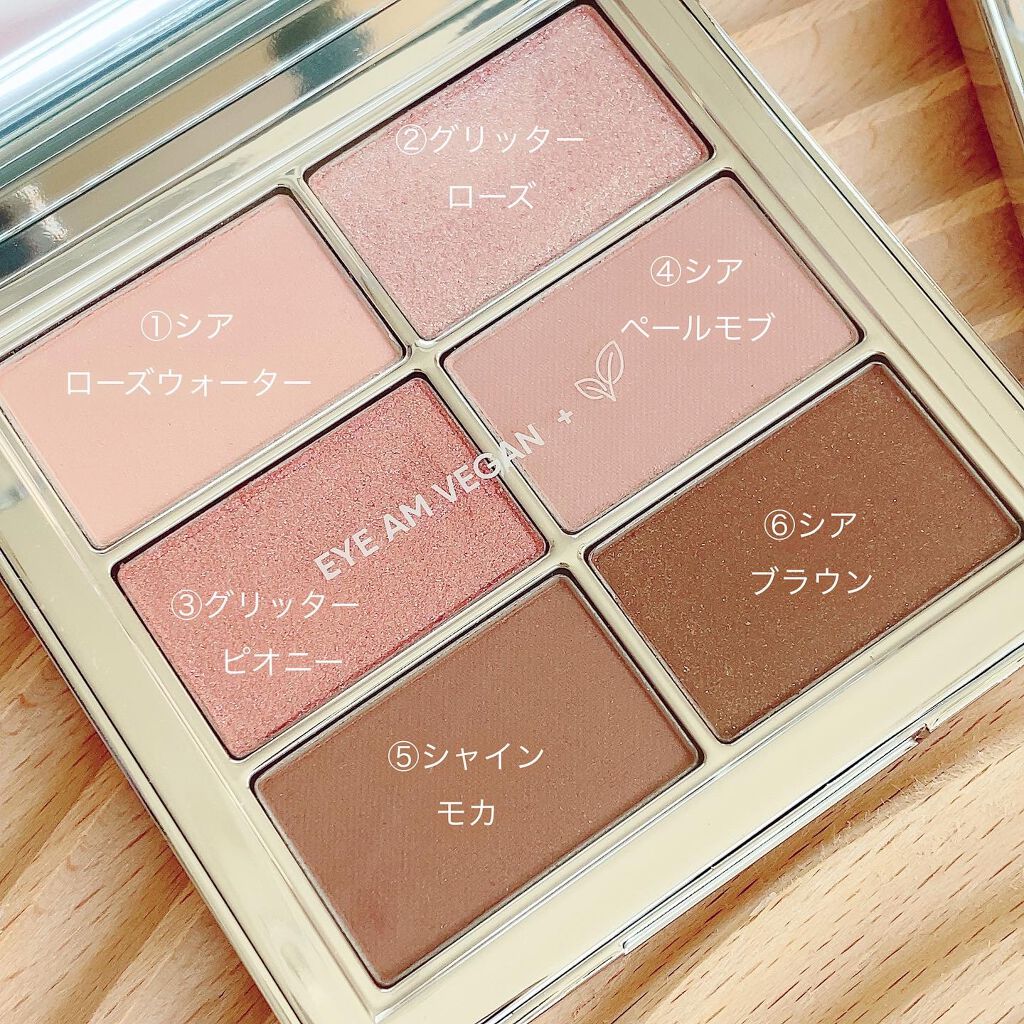 アイ ヴィーガン シアーパレット/AMUSE/アイシャドウパレットを使ったクチコミ(2枚目)