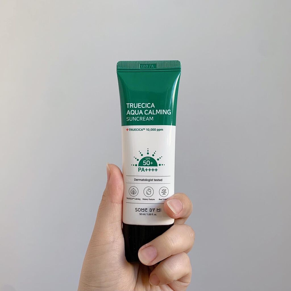 TRUECICA アクアカーミング日焼け止め/SOME BY MI/日焼け止めクリームを使ったクチコミ（3枚目）