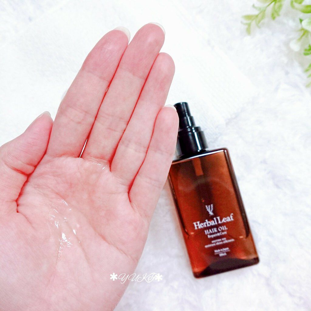 オーガニックヘアオイル フレッシュティーの香り/ハーバルリーフ/ヘアオイルを使ったクチコミ（3枚目）