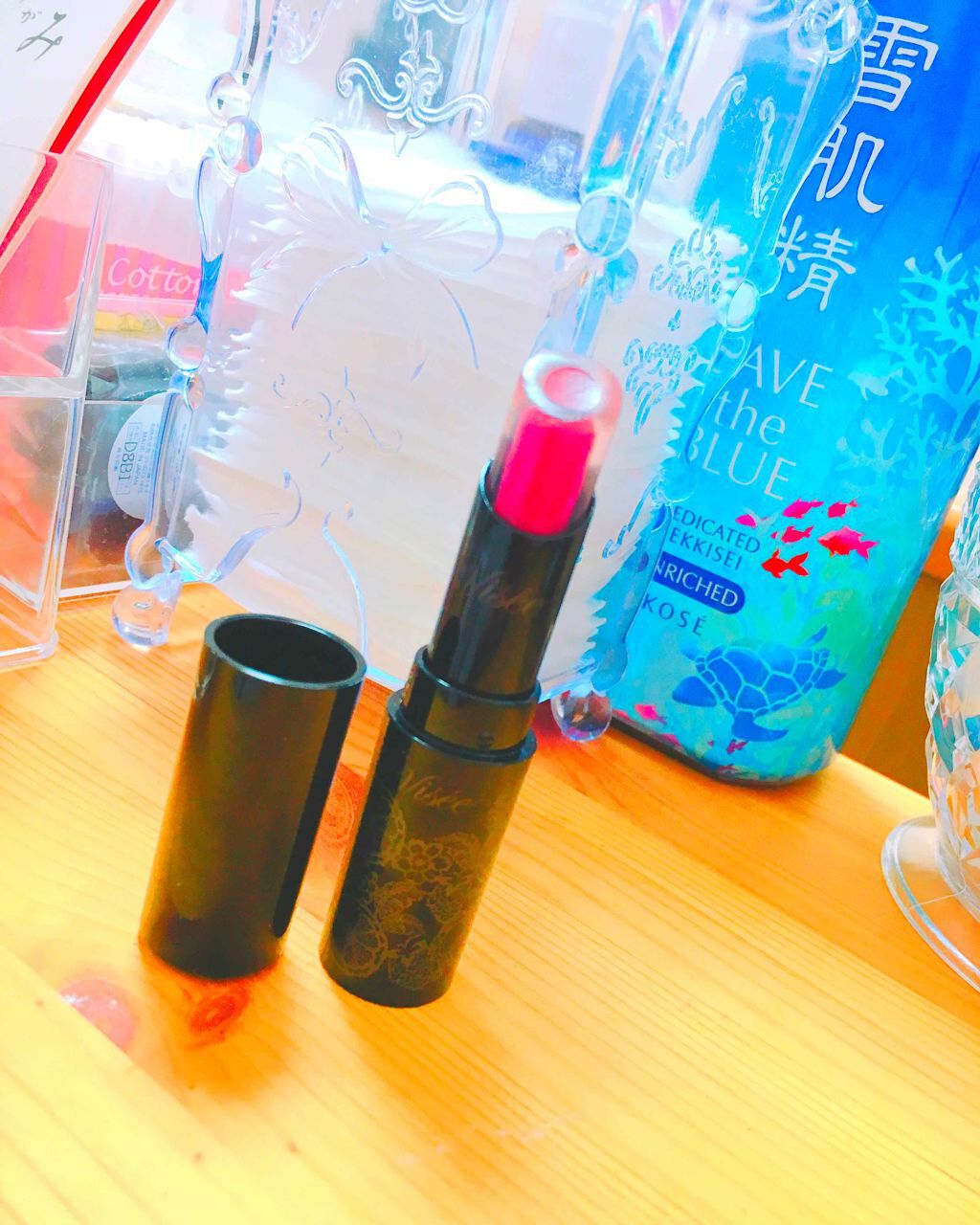 クリスタルデュオ リップスティック/Visée/口紅を使ったクチコミ(1枚目)