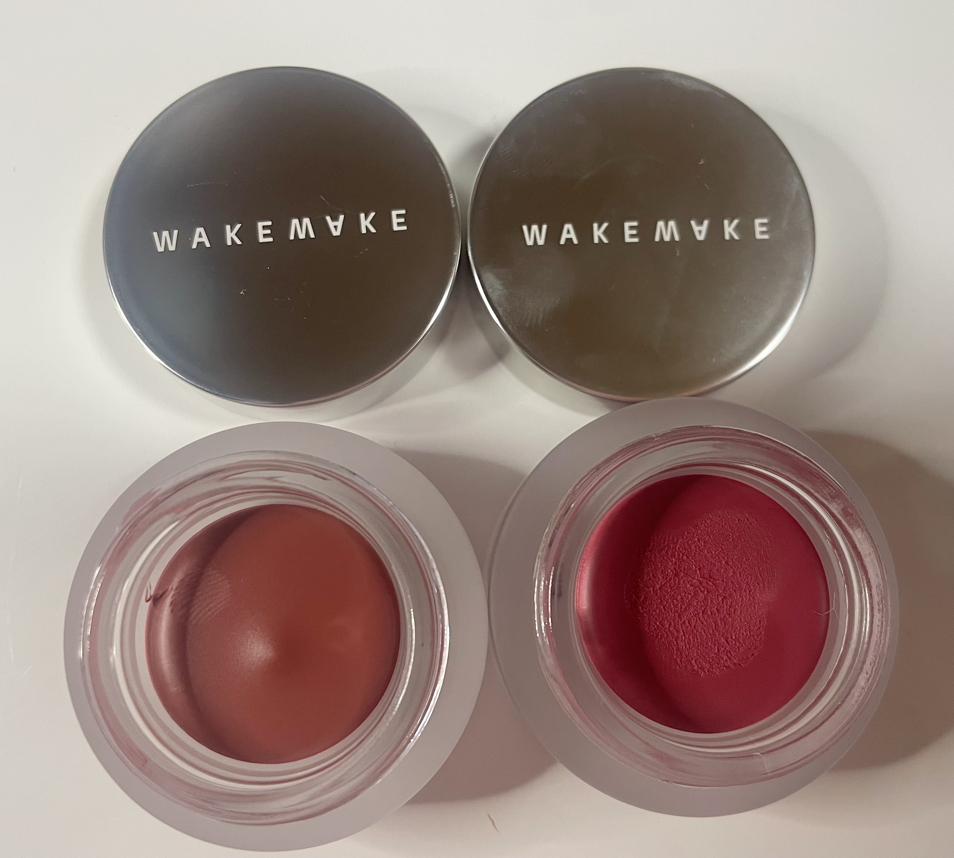 使用感半端ないけど最近買ったもの🪽笑
#コスメ購入品 #コスメ購入品レビュー 

@wakemake_official @wakemake_japan 

オーバーブラーリングポット　1690円
私は　05 インディアローズ と　06 ロ