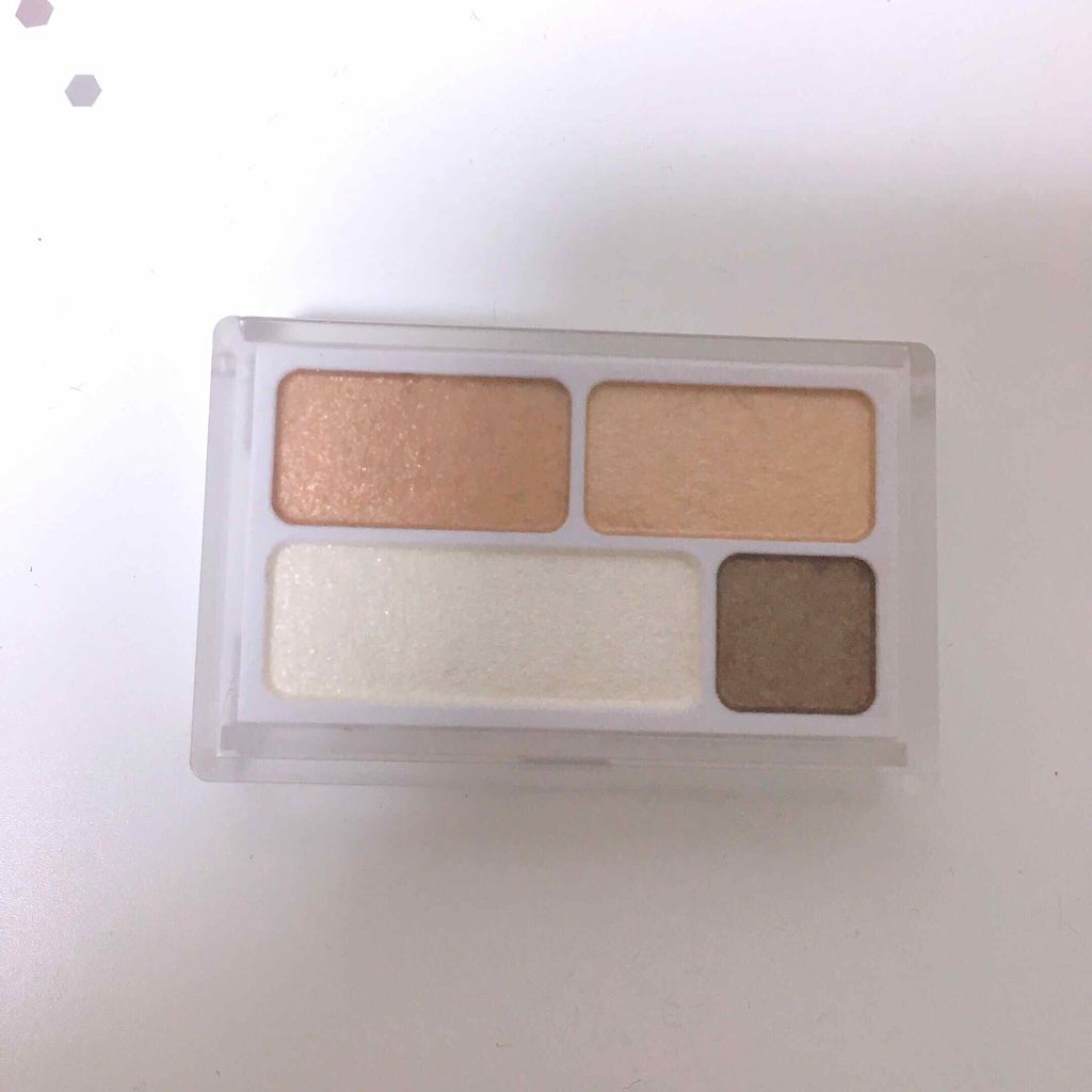 アイカラー4色タイプ/無印良品/アイシャドウパレットを使ったクチコミ(1枚目)