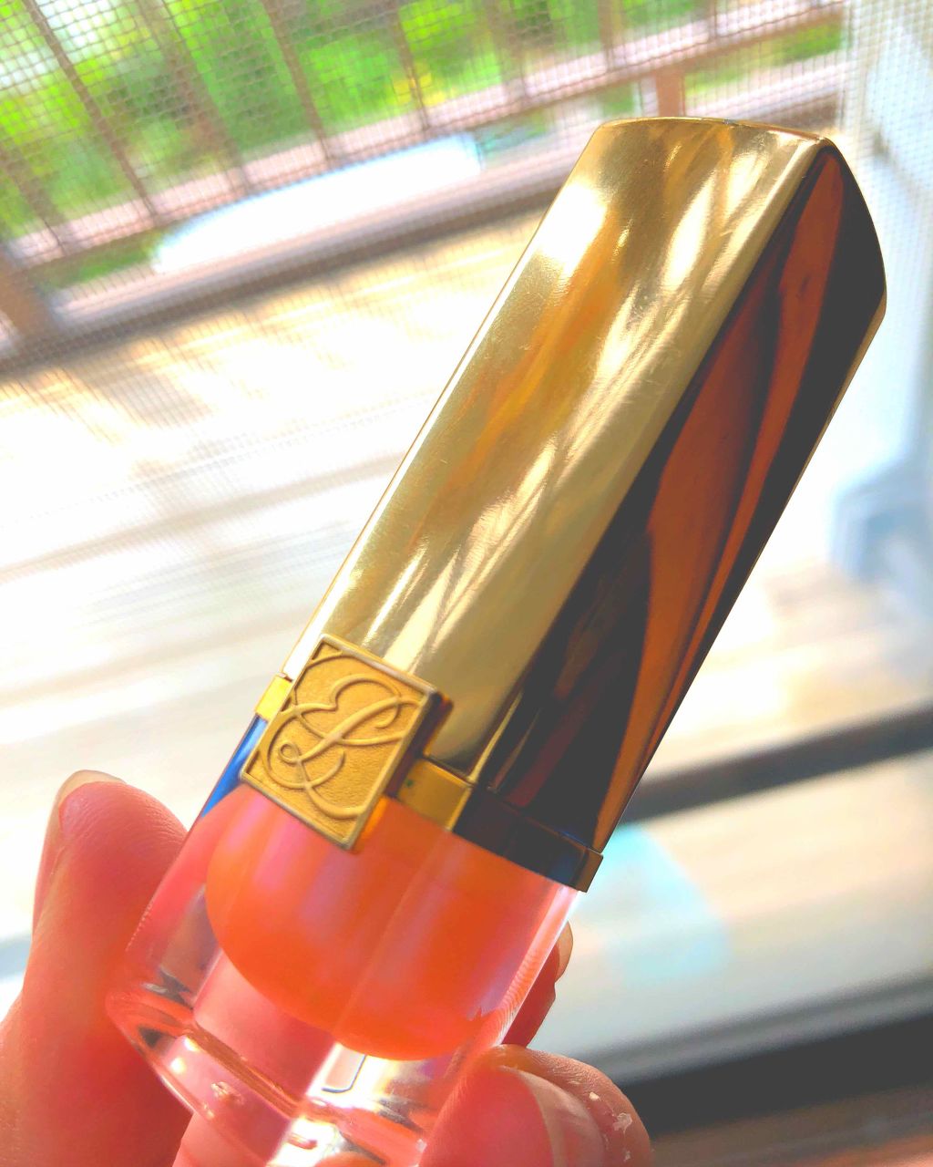 ピュア カラー クリスタル シアー リップスティック/ESTEE LAUDER/口紅を使ったクチコミ(1枚目)