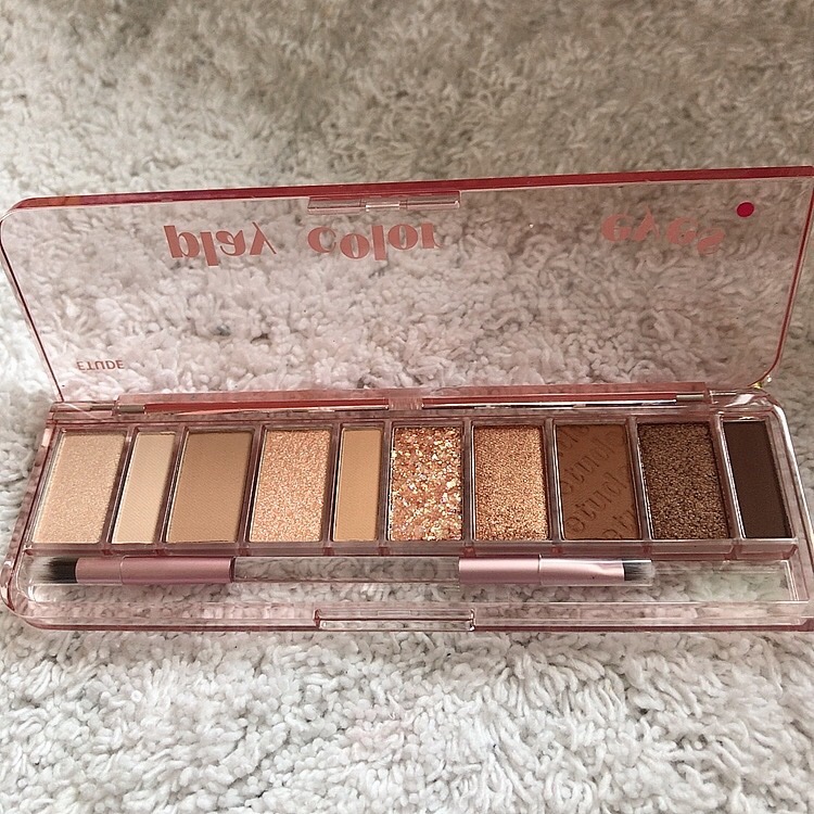 プレイカラー アイシャドウ/ETUDE/アイシャドウパレットを使ったクチコミ（2枚目）