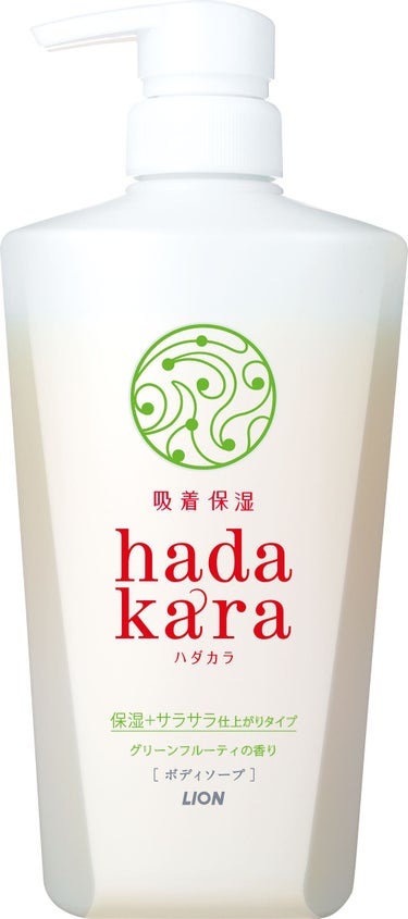 hadakara ボディソープ 保湿＋サラサラ仕上がりタイプ グリーンフルーティの香り 480ml 