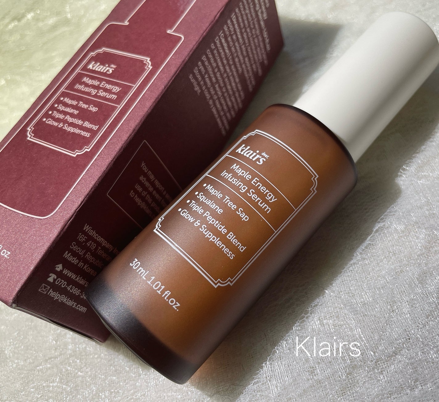 メープルエナジーインフュージングセラム/Klairs/美容液を使ったクチコミ(1枚目)
