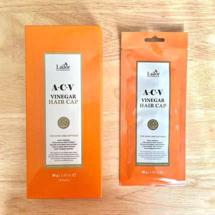 ACV VINEGAR HAIR CAP /La'dor/アウトバストリートメントを使ったクチコミ(1枚目)