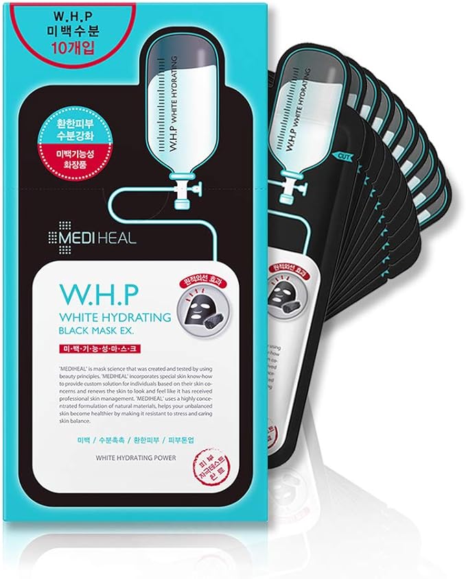 W.H.P WHITE HYDRATING BLACK MASK EX. / MEDIHEAL
