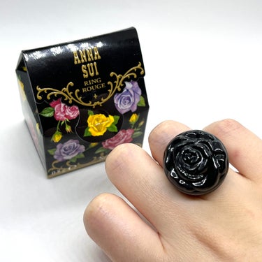 ANNA SUI リング ルージュのクチコミ「▼#ANNA_SUI
リングルージュ  200

指輪がリップという、いつ使うんだリップ。
2.....」（2枚目）