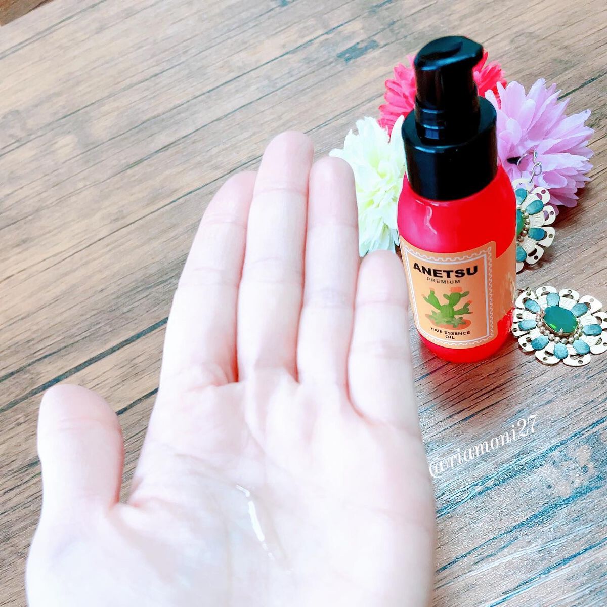 アネツプレミアムヘアエッセンス/ANETSU/ヘアオイルを使ったクチコミ（2枚目）