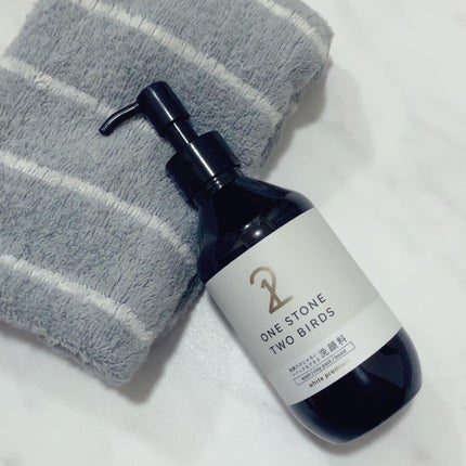 洗顔だけじゃない+パックもできる洗顔料 ホワイトプレミアム/ONE STONE TWO BIRDS/その他洗顔料を使ったクチコミ(1枚目)