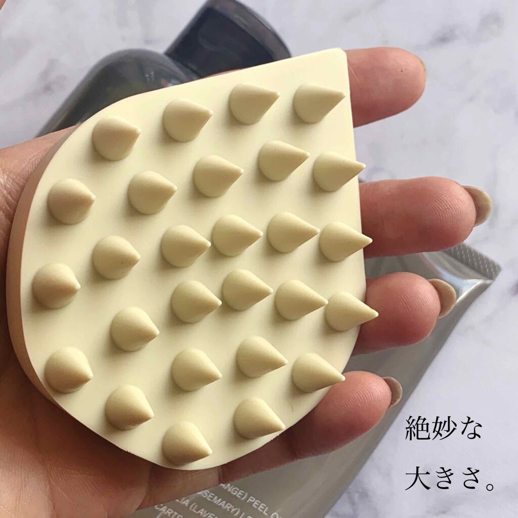 リラクシングマッサージブラシ/エトヴォス/スカルプブラシを使ったクチコミ(2枚目)