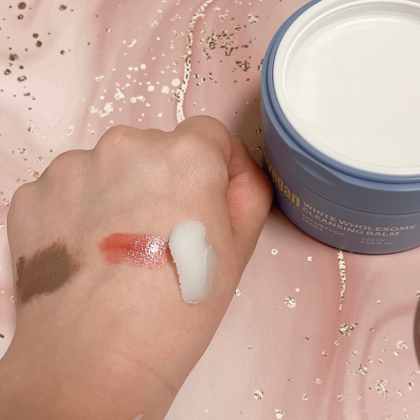 カラーフードシリーズホワイトホールサムクレンジングバーム/Tovegan/クレンジングバームを使ったクチコミ(3枚目)