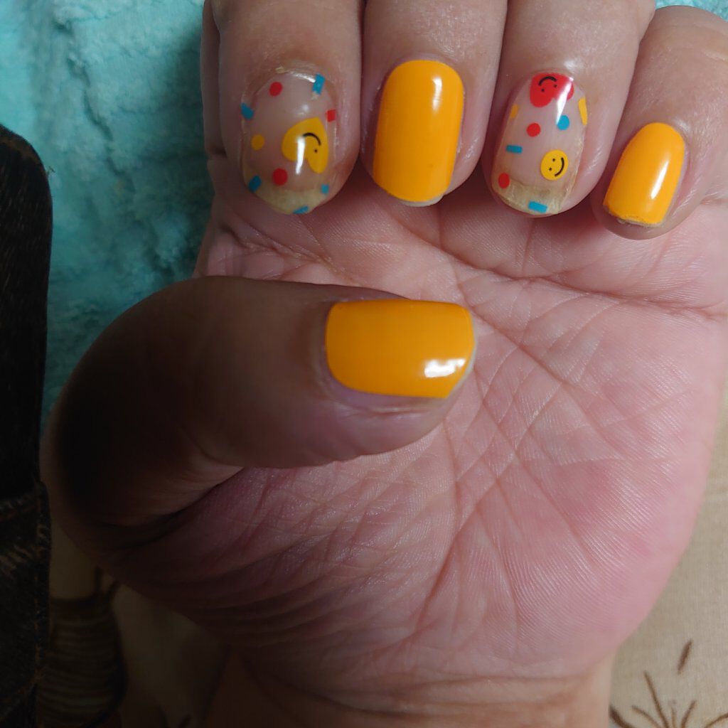 セミキュアジェルネイル（ハンド）/ohora/ネイルシールを使ったクチコミ（1枚目）