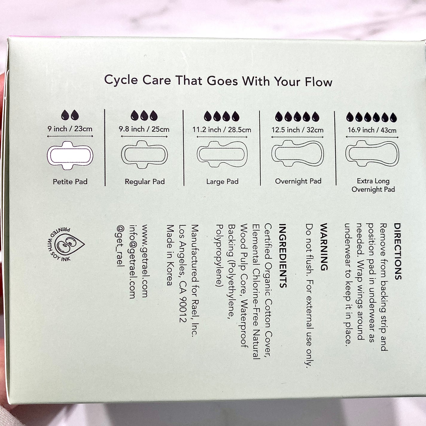 Rael オーガニックコットンカバーパッド/Rael/コットンを使ったクチコミ(3枚目)