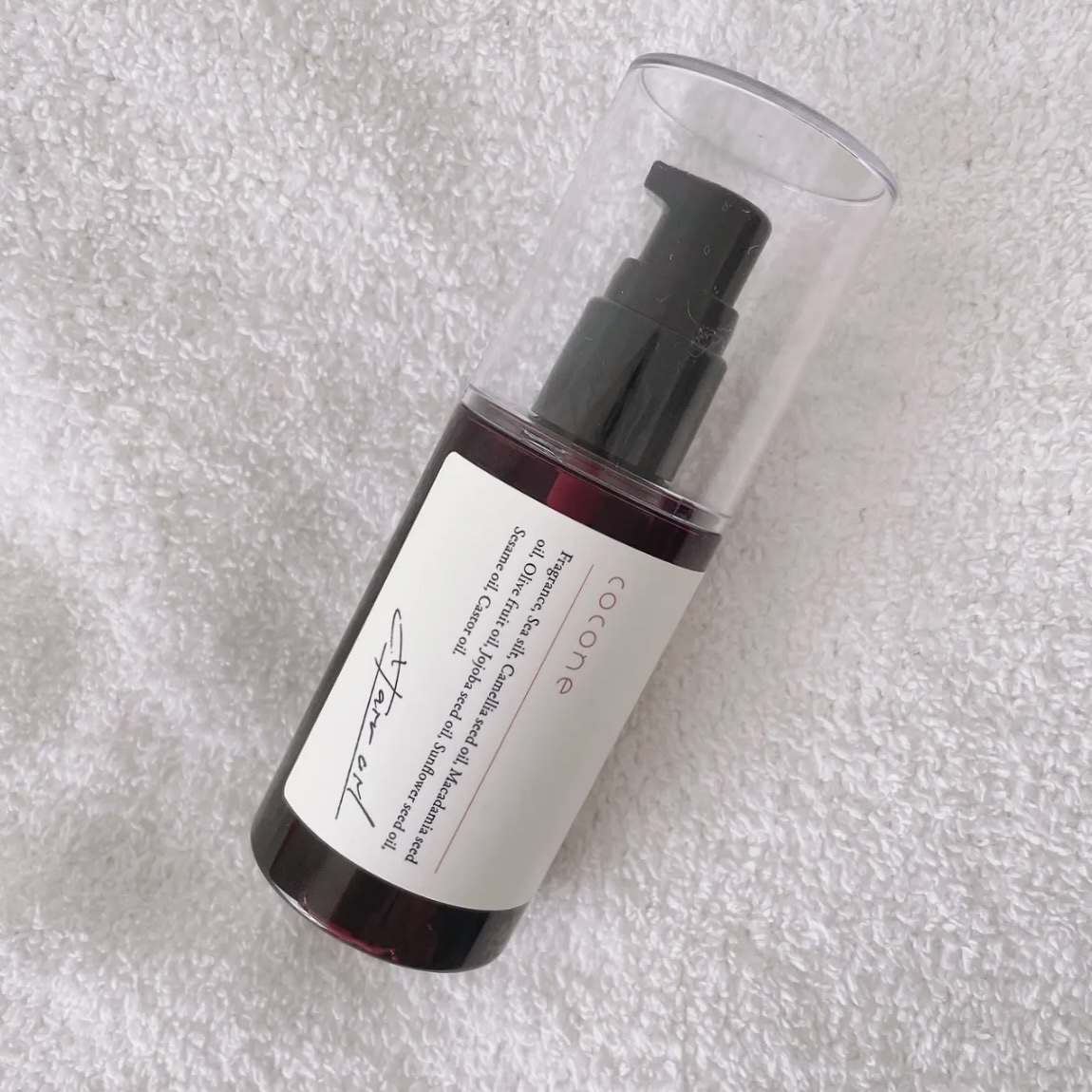 ヘアエッセンスオイル（モイスト）/cocone/ヘアオイルを使ったクチコミ（1枚目）