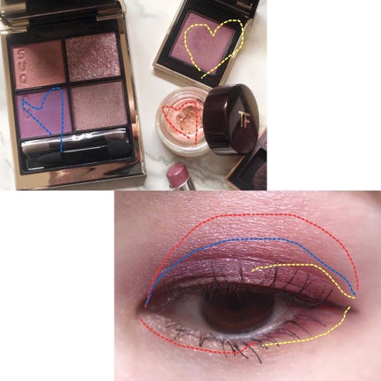 クリーム カラー フォー アイズ/TOM FORD BEAUTY/ジェル・クリームアイシャドウを使ったクチコミ(2枚目)