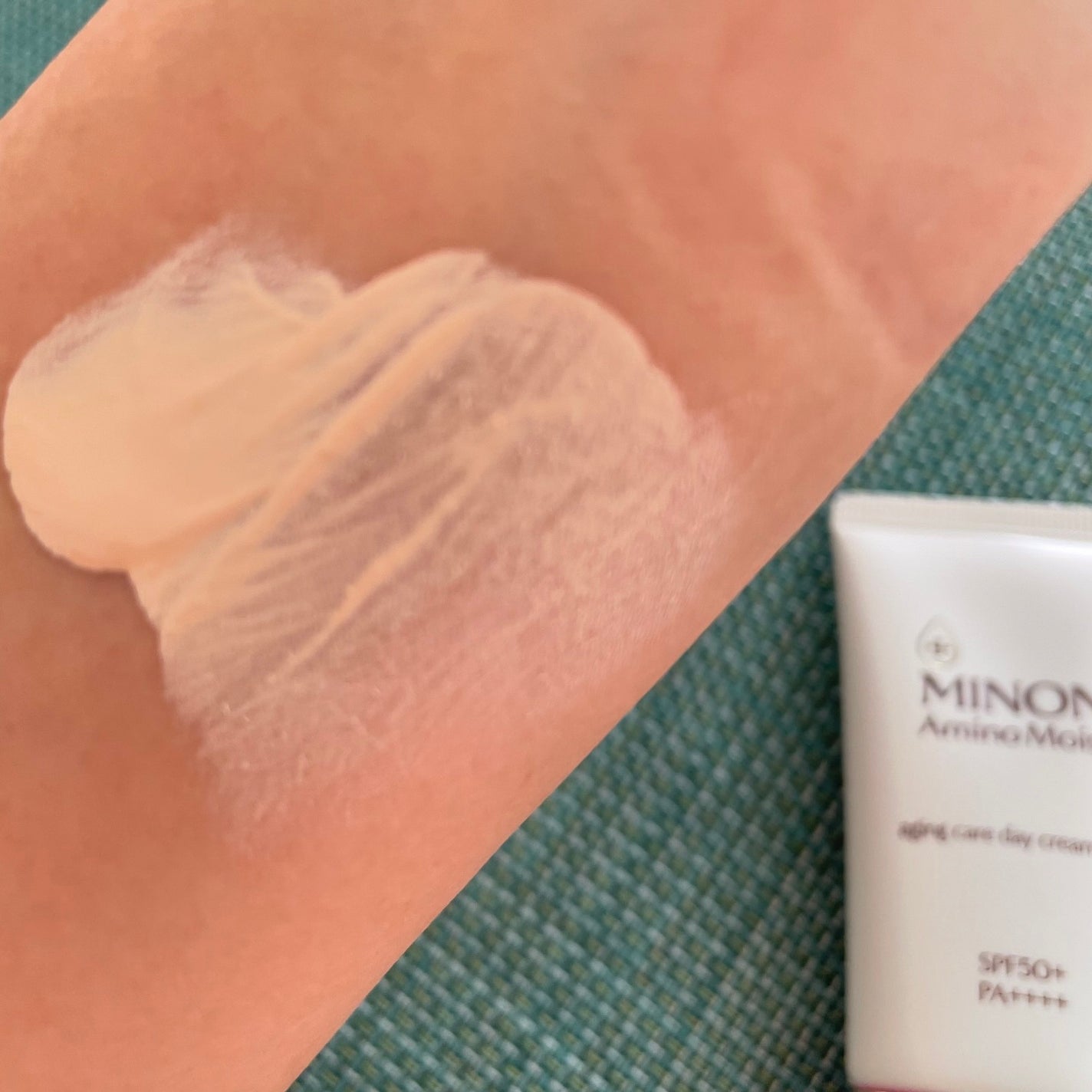 ミノン アミノモイスト エイジングケア デイクリームUV/ミノン/日焼け止めクリームを使ったクチコミ(8枚目)