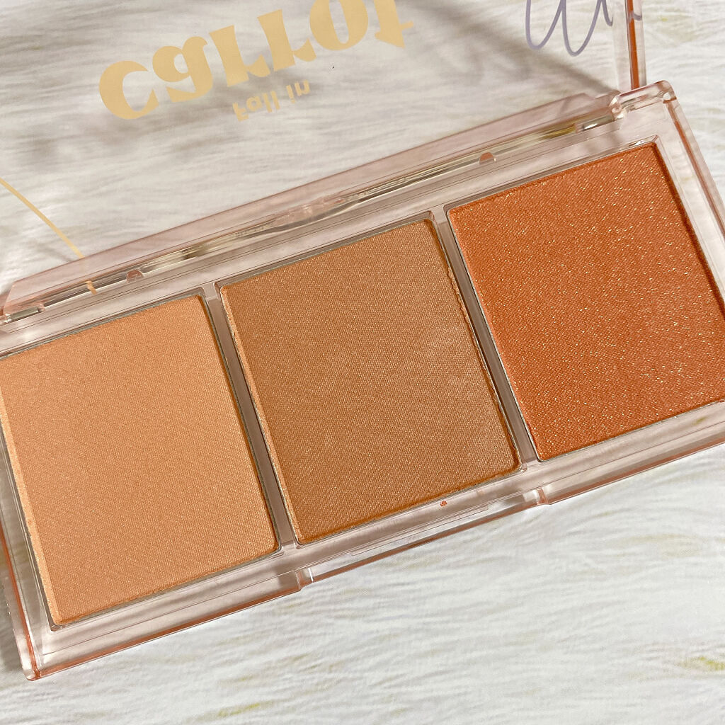 All Take Mood Cheek Palette/PERIPERA/パウダーチークを使ったクチコミ（3枚目）