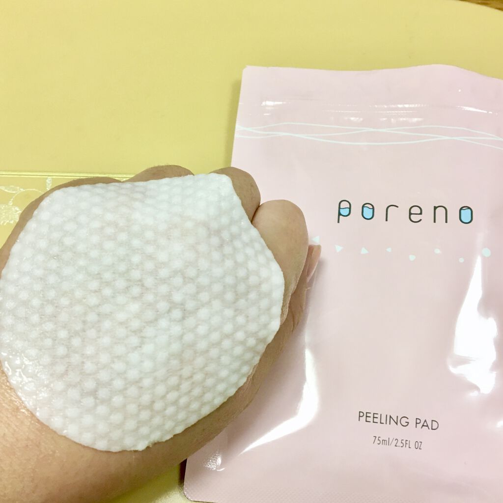 ピーリングパッド ポアノ/ウツクシア/トナーパッドを使ったクチコミ（3枚目）