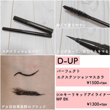 【旧品】パーフェクトエクステンション マスカラ/D-UP/マスカラを使ったクチコミ(2枚目)