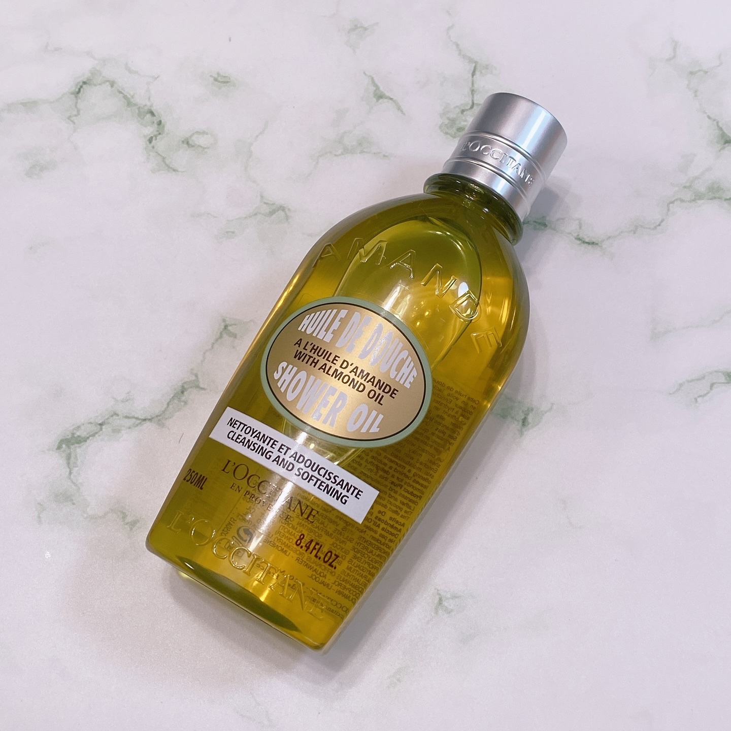 アーモンド モイスチャライジングシャワーオイル/L'OCCITANE/ボディソープを使ったクチコミ（3枚目）