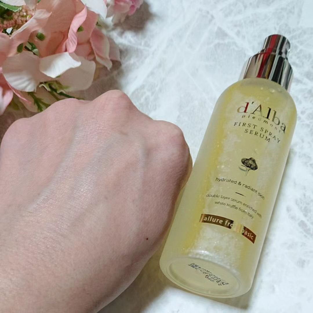 ダルバ ホワイトトリュフファーストスプレーセラム/ダルバ/ミスト状化粧水を使ったクチコミ(6枚目)