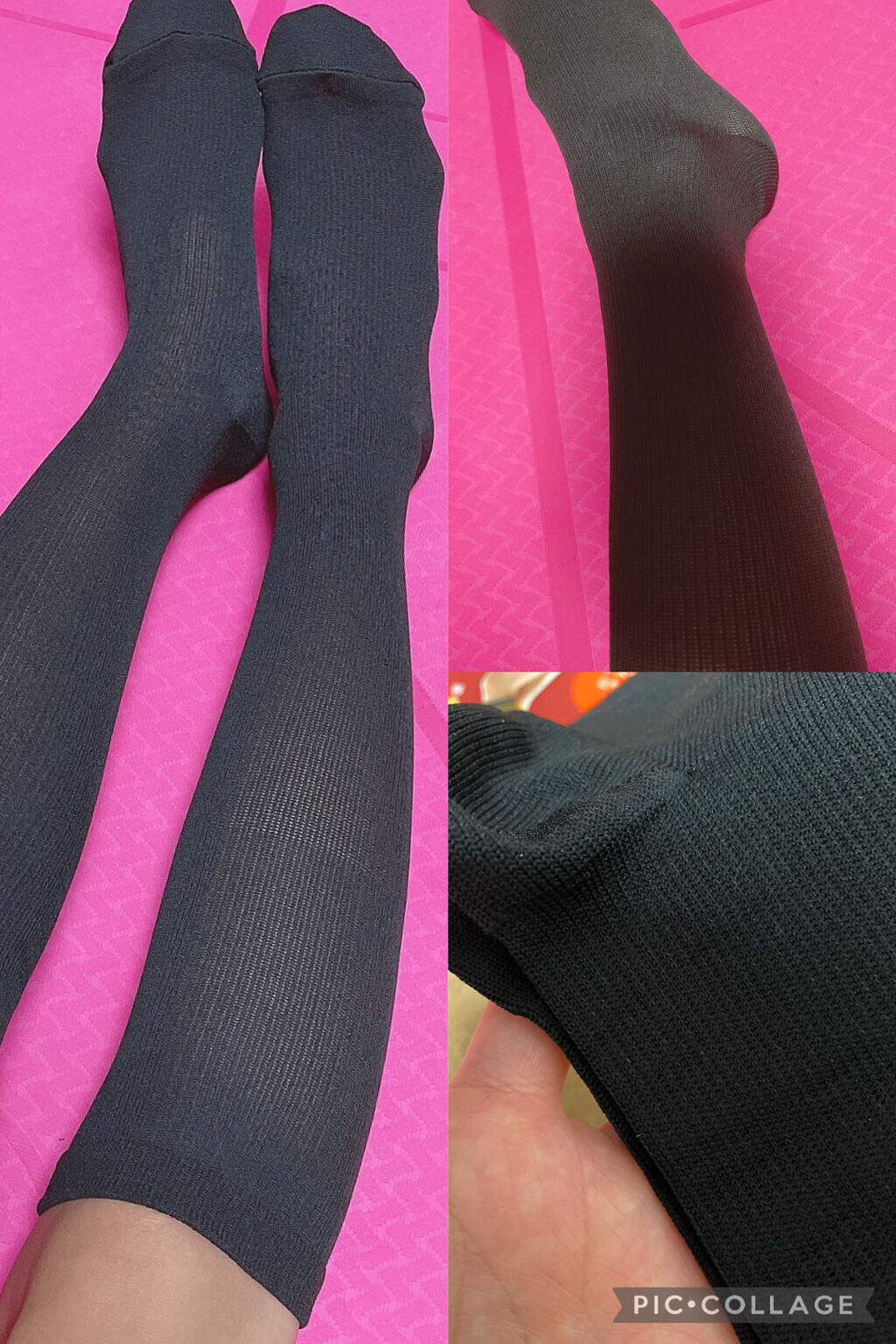 着圧美脚ハイソックス/日本ニット中央卸商業組合連合会/ボディグッズを使ったクチコミ（3枚目）