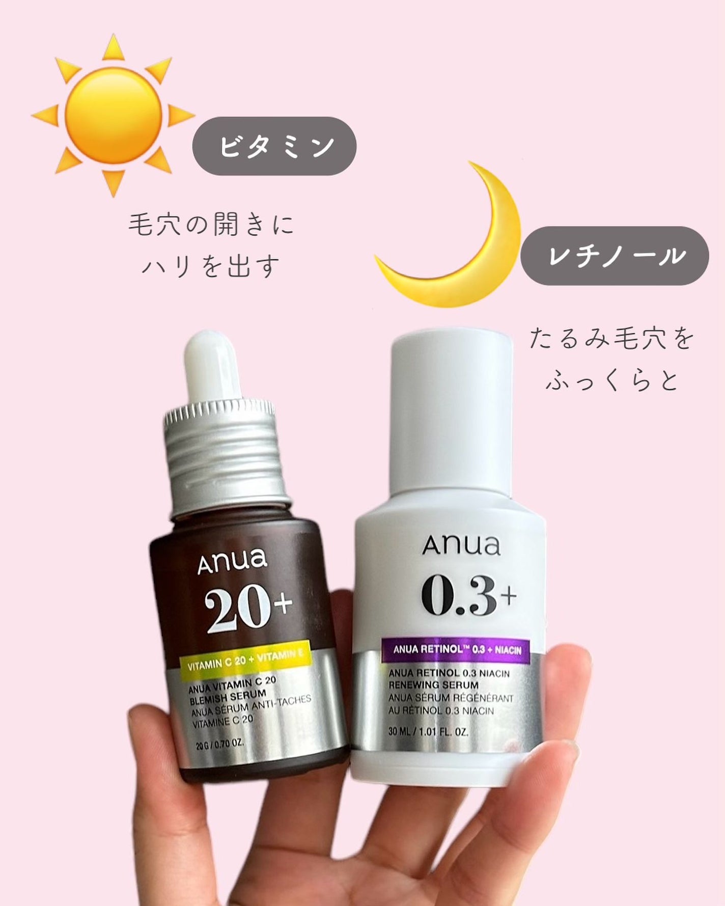 レチノール0.3 ナイアシンリニューイングセラム/Anua/美容液を使ったクチコミ(3枚目)