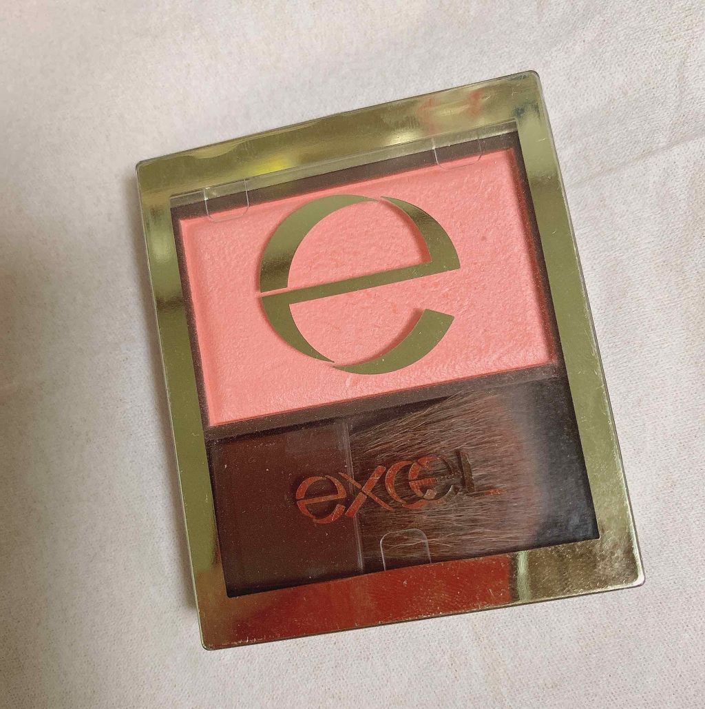 スキニーリッチチーク/excel/パウダーチークを使ったクチコミ(1枚目)