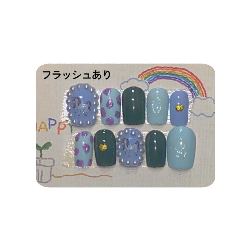 カラフルネイルズ/キャンメイク/マニキュアを使ったクチコミ(2枚目)