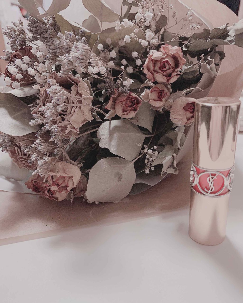 ルージュ ヴォリュプテ シャイン/YVES SAINT LAURENT BEAUTE/口紅を使ったクチコミ(1枚目)