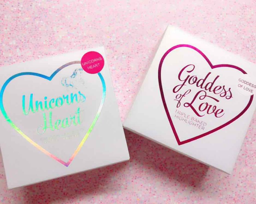 ハートハイライター ゴッデス オブ ラブ/MAKEUP REVOLUTION/パウダーハイライトを使ったクチコミ(1枚目)