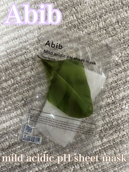 弱酸性pHシートマスク ドクダミフィット/Abib /シートマスク・パックを使ったクチコミ(1枚目)