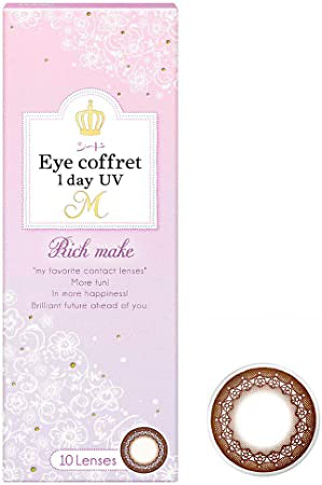 アイコフレ ワンデー UV M リッチメイク 10枚入