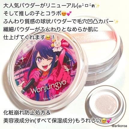 ウォンジョンヨ フィクシングブラーパウダー N/Wonjungyo/ルースパウダーを使ったクチコミ(2枚目)