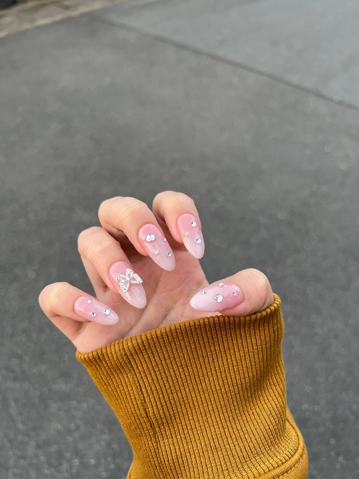 ネイルチップオーバルタイプ/DAISO/ネイルチップ・パーツを使ったクチコミ(3枚目)